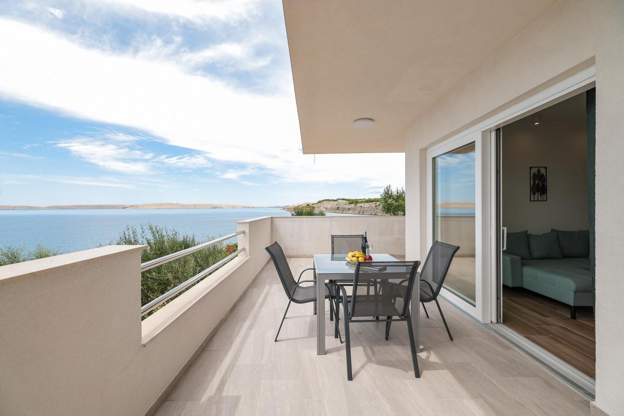 Beachfront Apartments Tic With Seaview Miletici Exterior foto